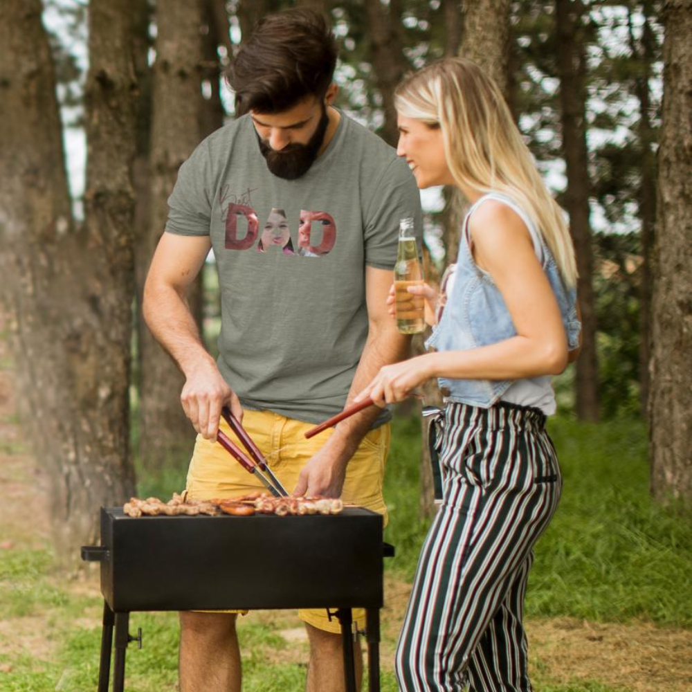 Personalize your "Best DAD" T-shirt