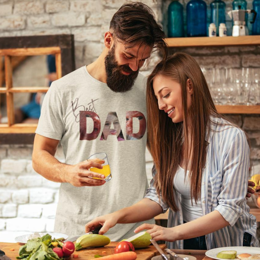 Personalize your "Best DAD" T-shirt
