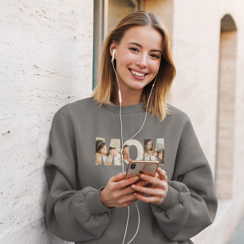 Personalize Your Own "MOM" Sweater