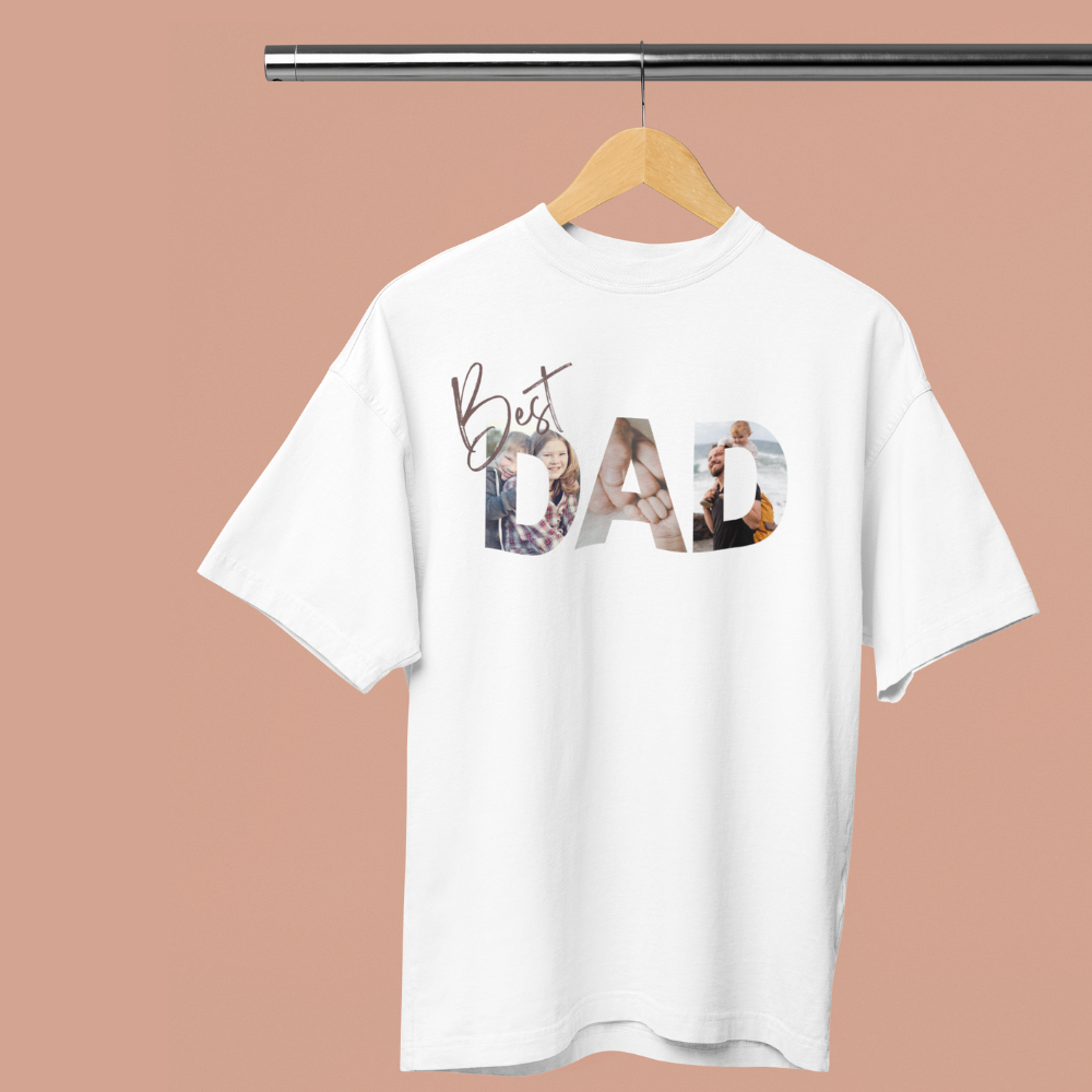 Personalize your "Best DAD" T-shirt