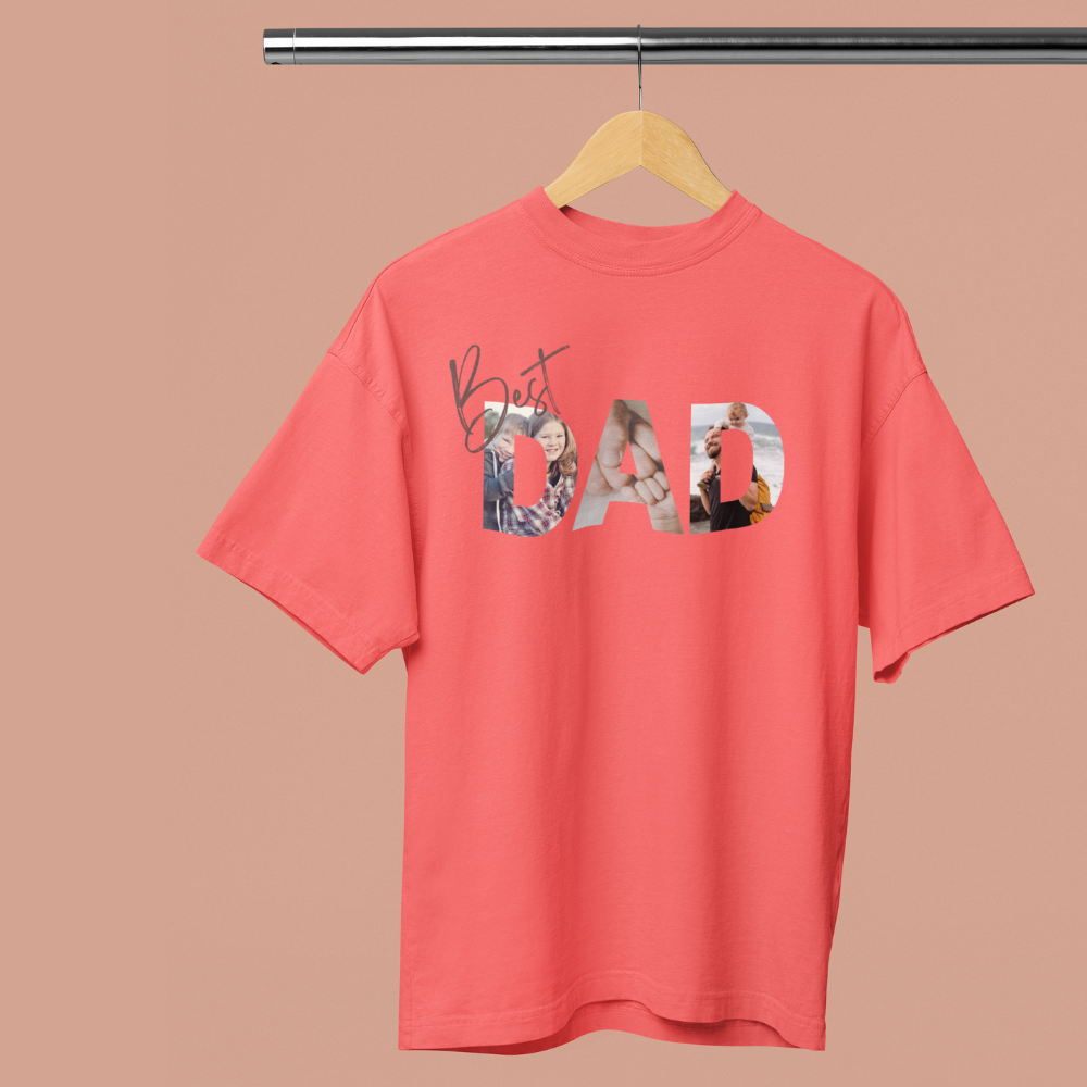 Personalize your "Best DAD" T-shirt