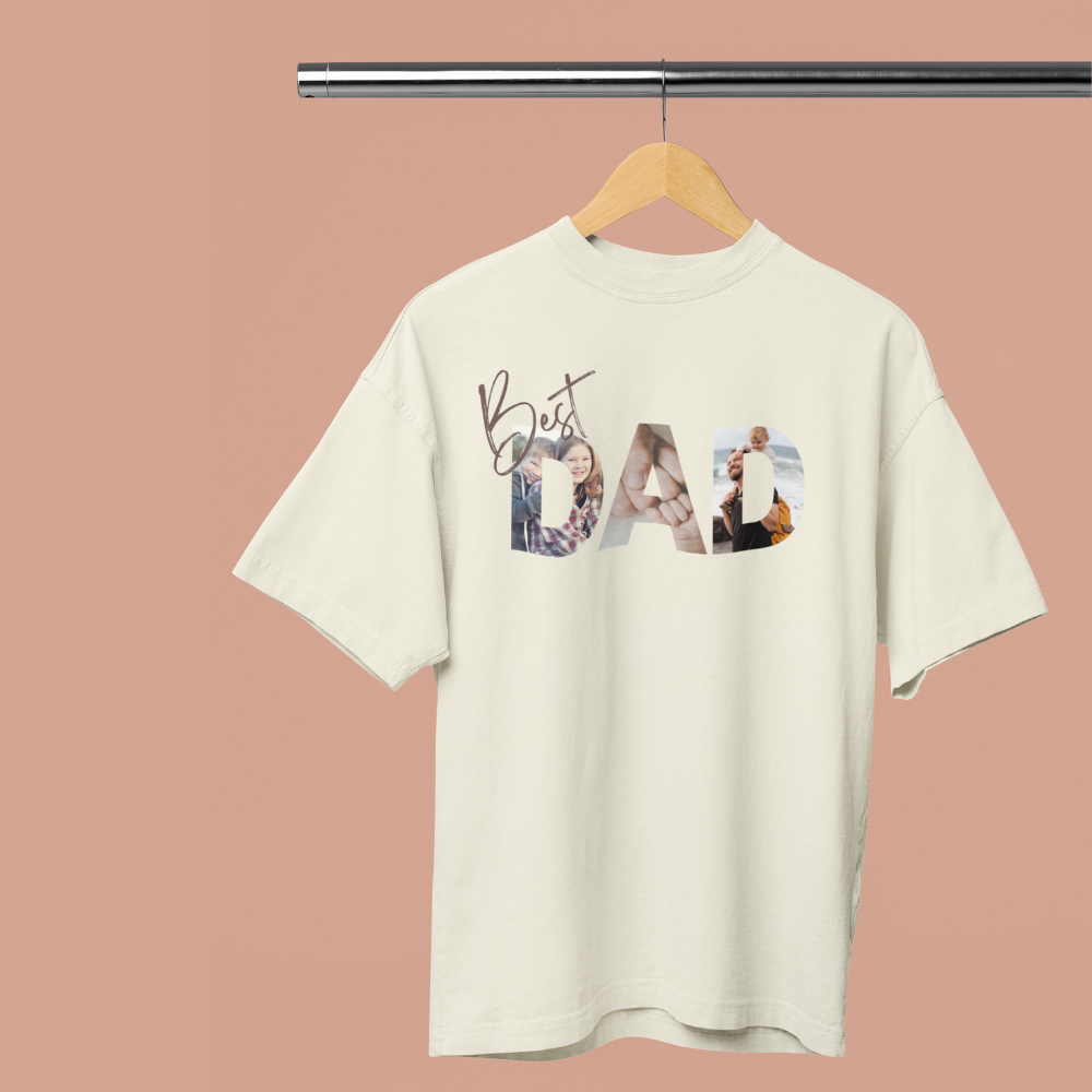 Personalize your "Best DAD" T-shirt