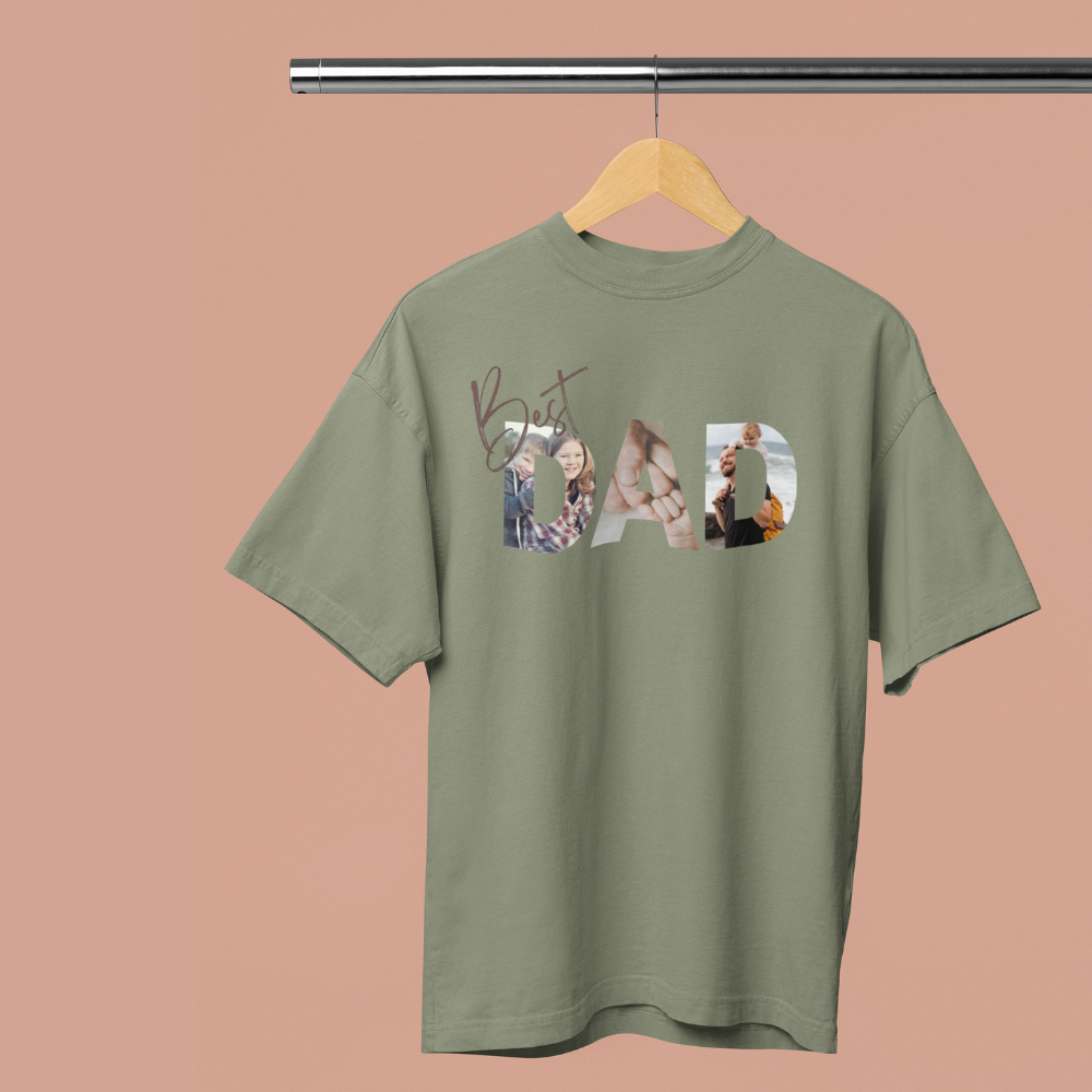 Personalize your "Best DAD" T-shirt