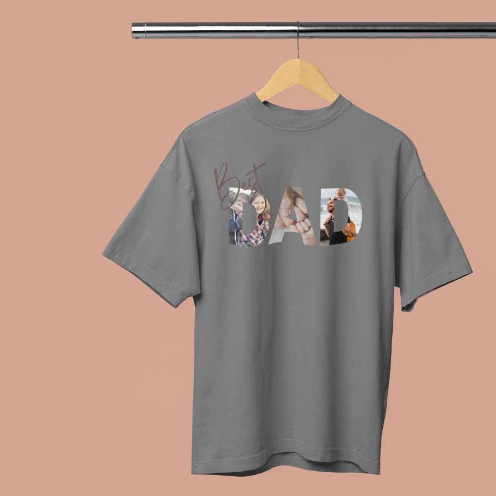 Personalize your "Best DAD" T-shirt