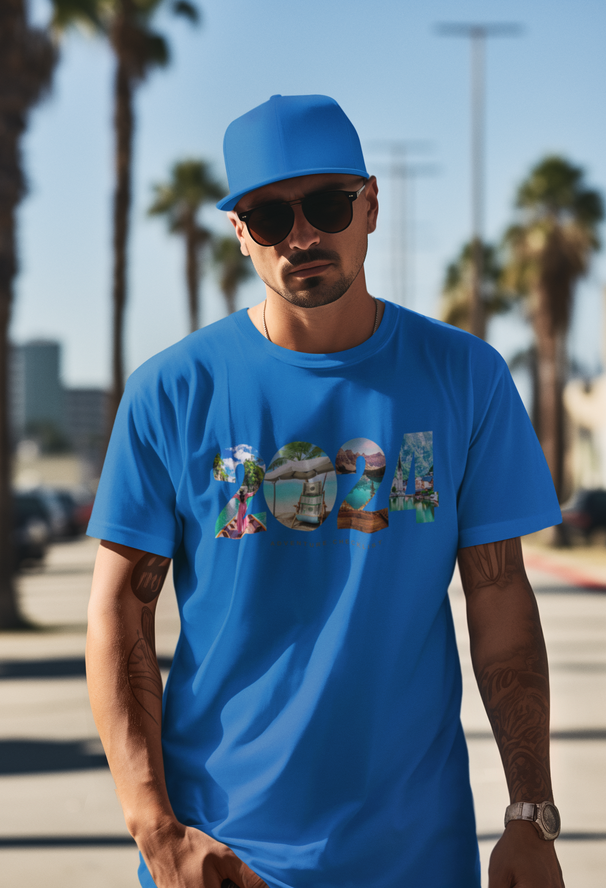 Personalized Manifestation 2024 Travel T-shirt