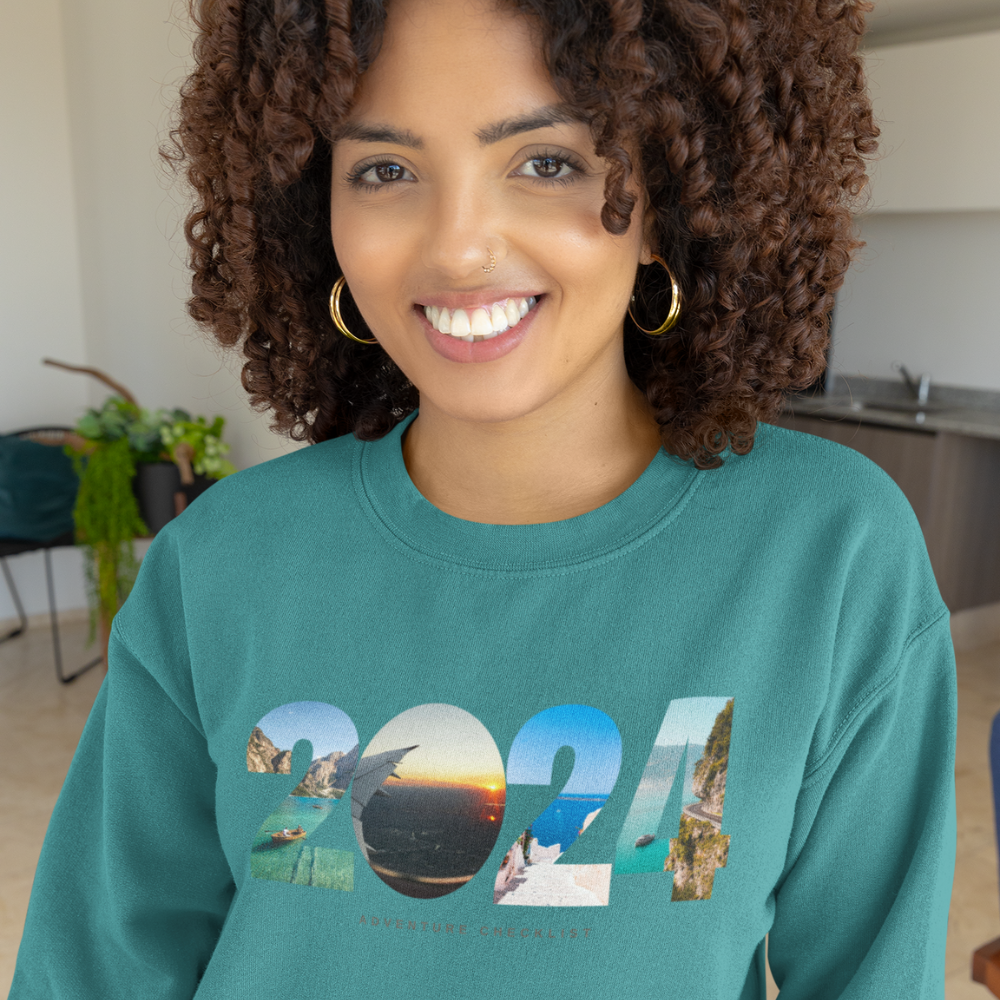 Personalized Manifestation 2024 Travel Sweater