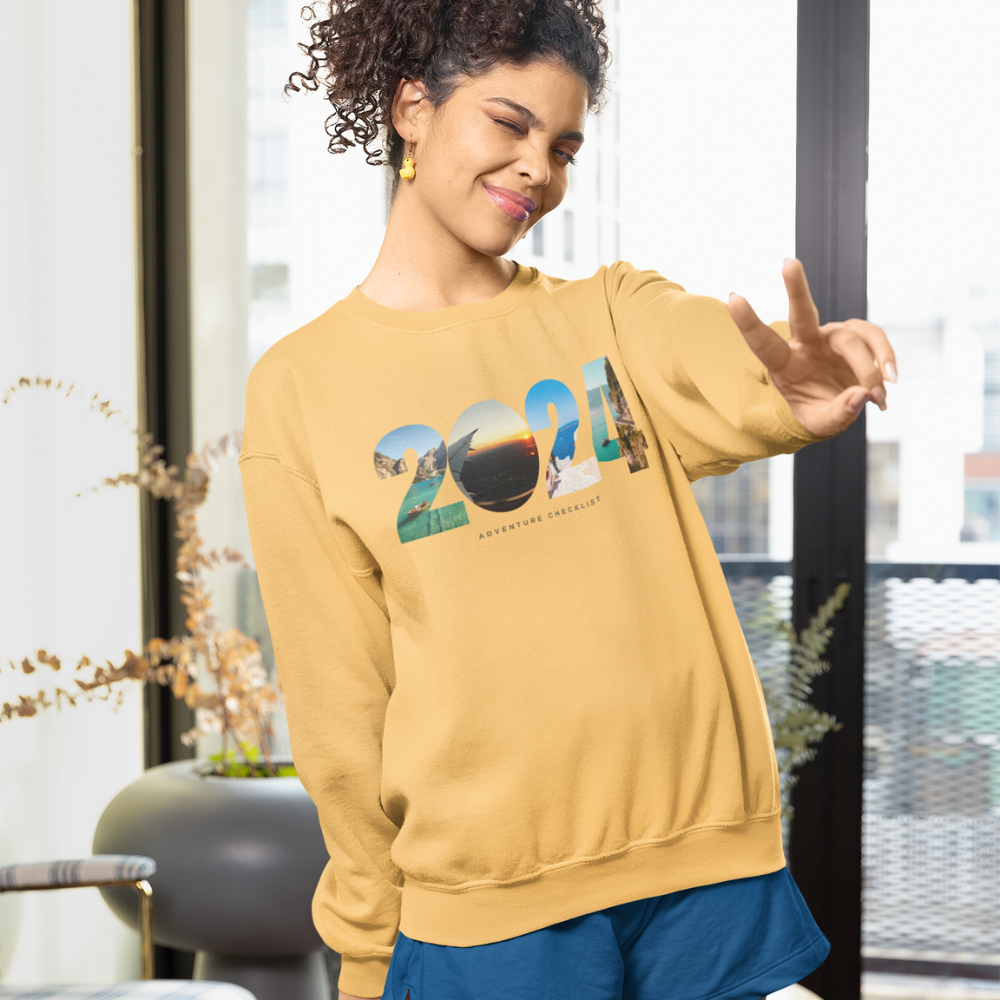 Personalized Manifestation 2024 Travel Sweater