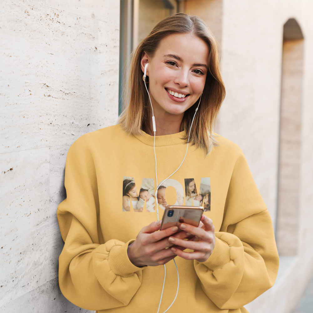 Personalize Your Own "MOM" Sweater